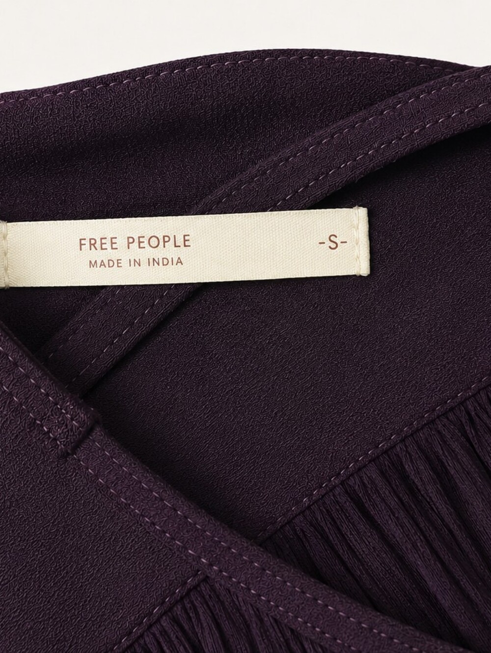 Free People Embroidered Boho Peasant Blouse - Small - Picture 4 of 4